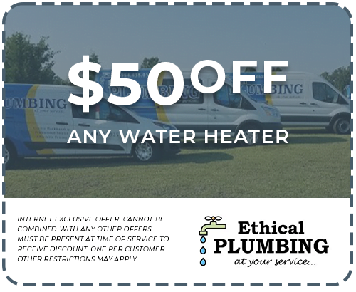 $50 off any water heater