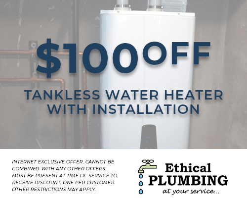 $100 off Tankless Water Heater Installation