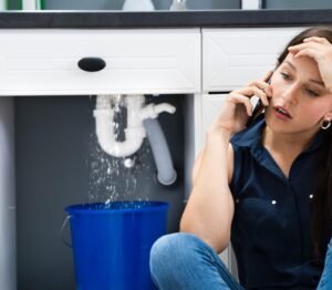 burst pipe