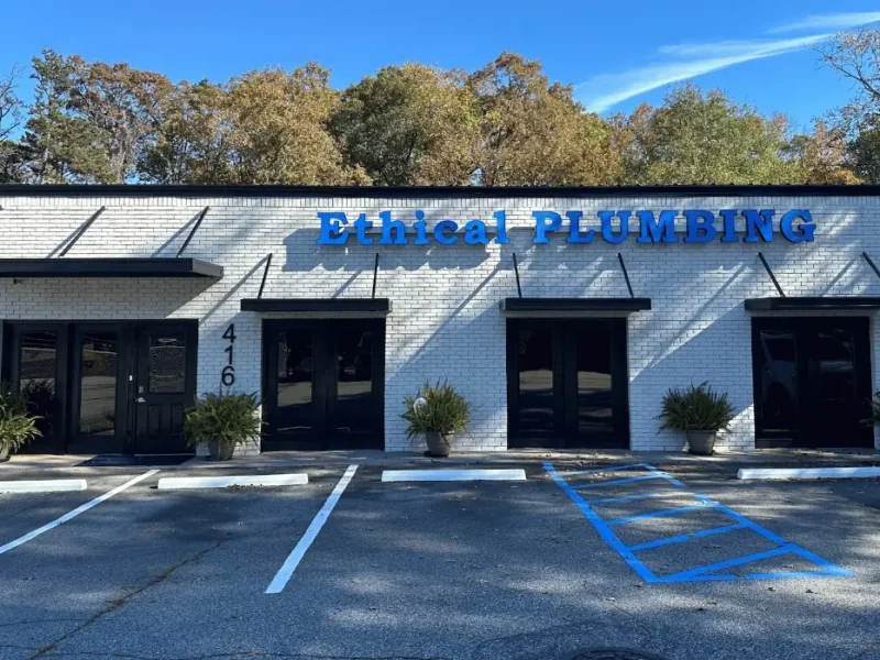 Ethical Plumbing shop on Waddell Road in Taylors, SC